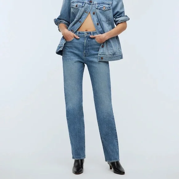 Madewell The 90’s Straight Jean in Rondell Wash Womens size 30 - Picture 1 of 9
